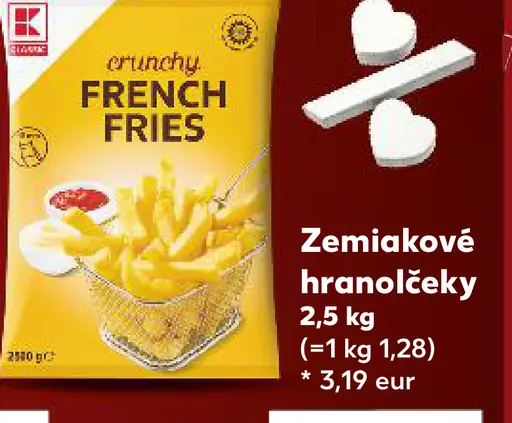 Zemiakové hranolčeky