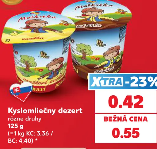 Mami Kyslomliečny dezert