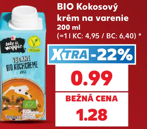 Take It Veggie BIO Kokosový krém na varenie