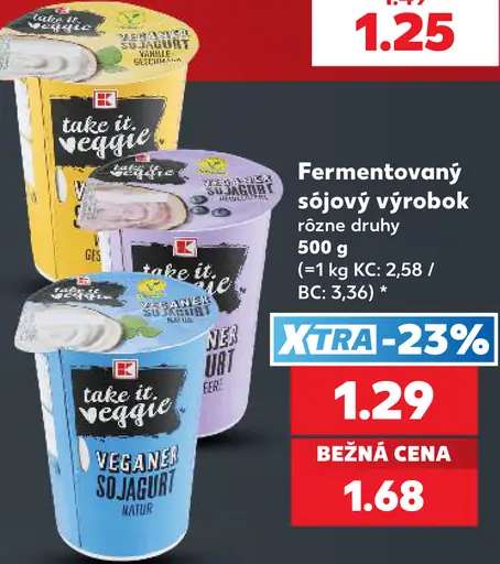 Take it veggie fermentovaný sójový výrobok – rôzne druhy