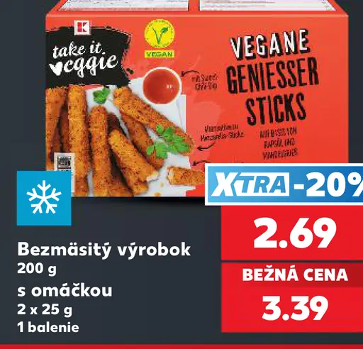 Vegane Genuss Sticks s omáčkou