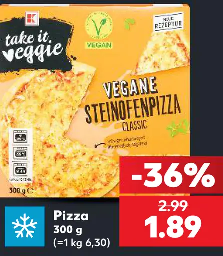 Vegánska Steinofenpizza Classic