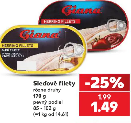 Giana Sleďové filety