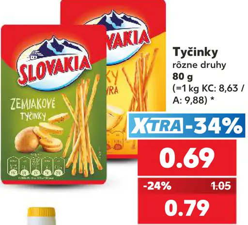 Slovakia Zemiakové tyčinky