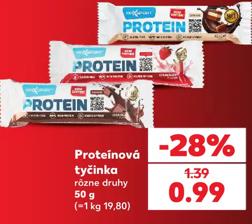 MAXSPORT Proteínová tyčinka