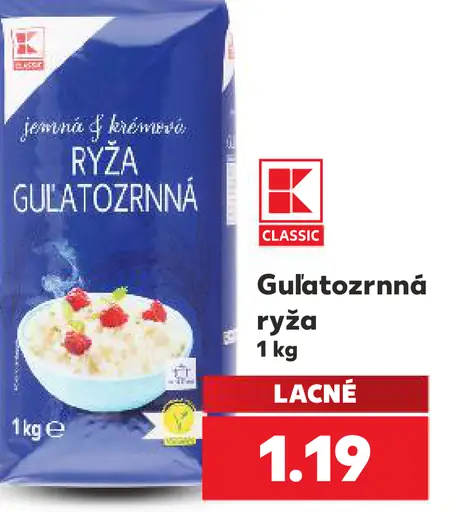 K-Classic Gulatozrnná ryža
