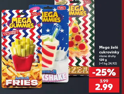 Feiko Mega želé cukrovinky