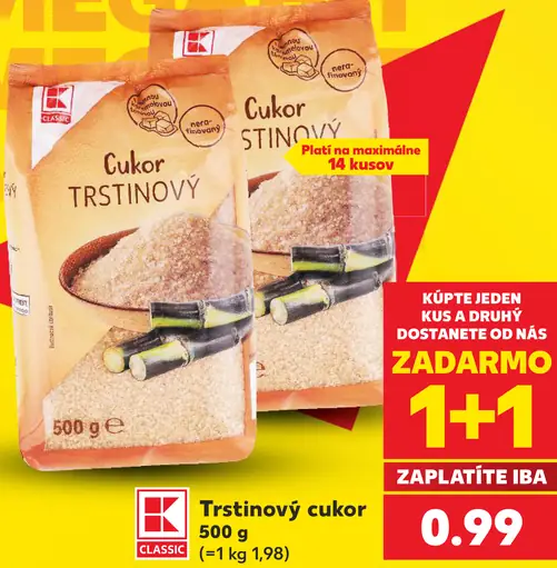 K Classic Trstinový cukor