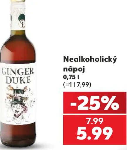 Ginger Duke zázvorový nápoj