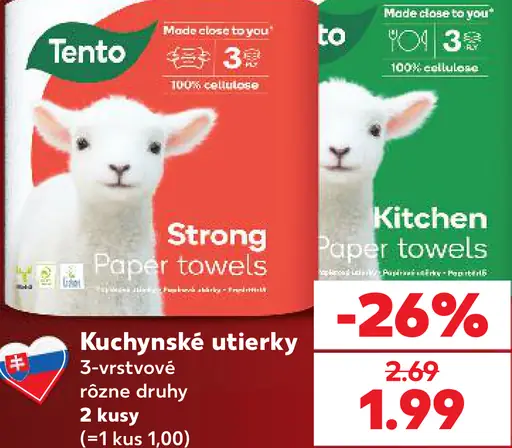 K-Classic kuchynské utierky rôzne druhy
