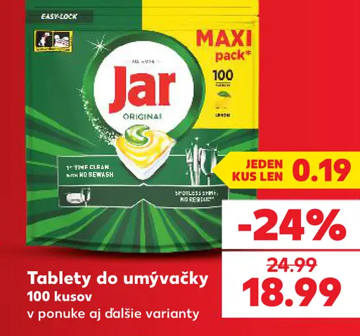 Jar prostriedok na riad rôzne druhy