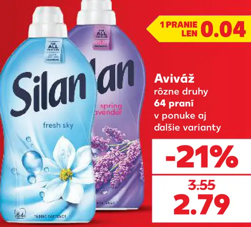 Silan aviváž rôzne druhy