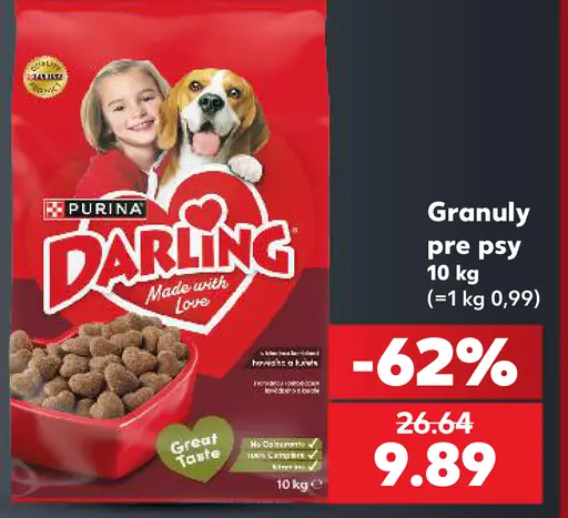 Purina Darling Granuly pre psy