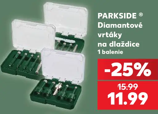 Parkside Diamantové vrtáky