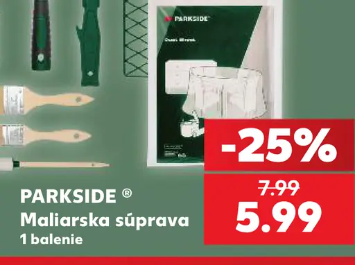 Parkside maliarska súprava