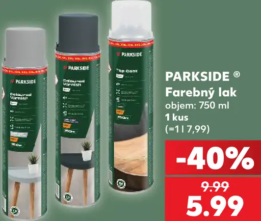 Parkside Farebný lak