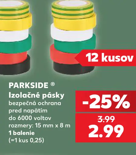 Parkside Spojovacie pásky