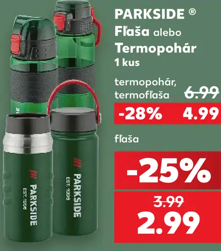 Parkside fľaša