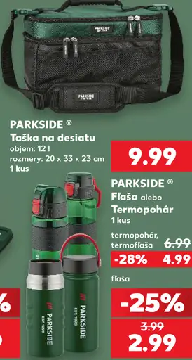 Parkside taška na desiatu