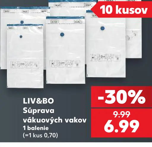 LIV&BO Súprava vákuových vakov