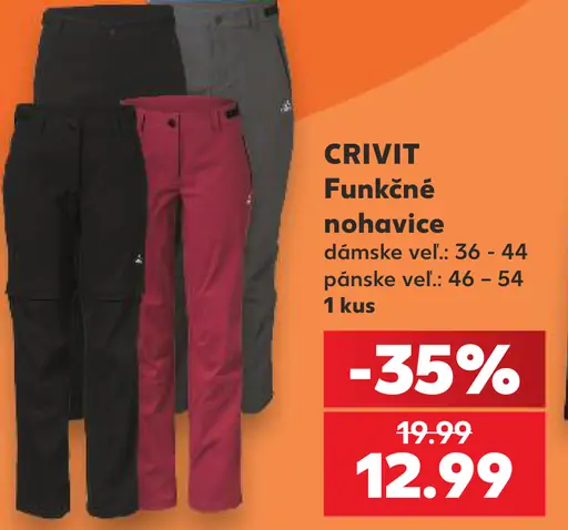 Crivit Funkčné nohavice