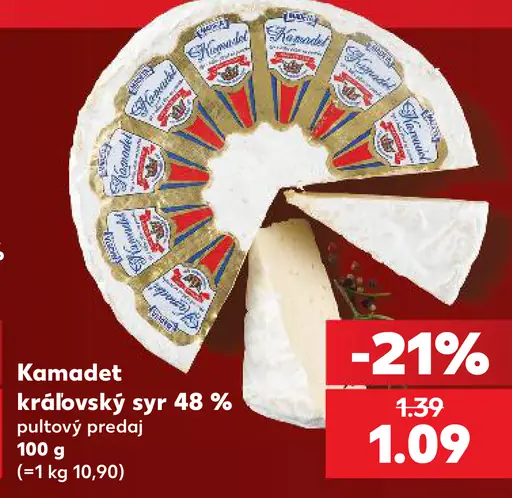 Kamadet kráľovský syr 48 %