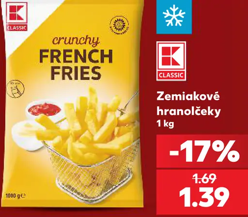 K Classic Zemiakové hranolčeky