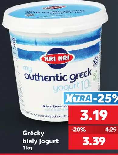 Kri Kri Grécky biely jogurt