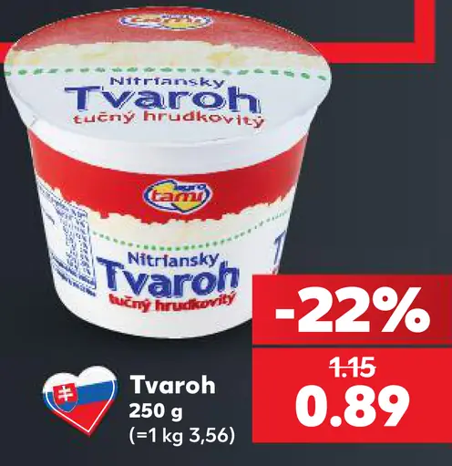Tami Nitriansky tvaroh tučný hrudkovitý
