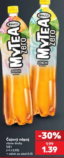 MyTea Zero čajový nápoj – broskyňa a citrón