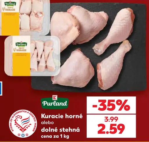 Purland Kuracie horné alebo dolné stehná