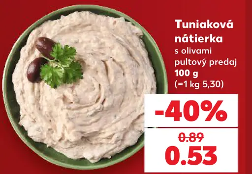 Tuniaková nátierka s olivami