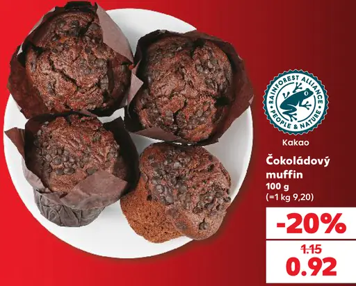 Čokoládový muffin