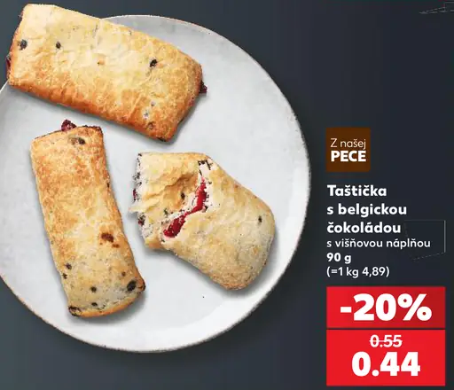 Višňová taštička s belgickou čokoládou