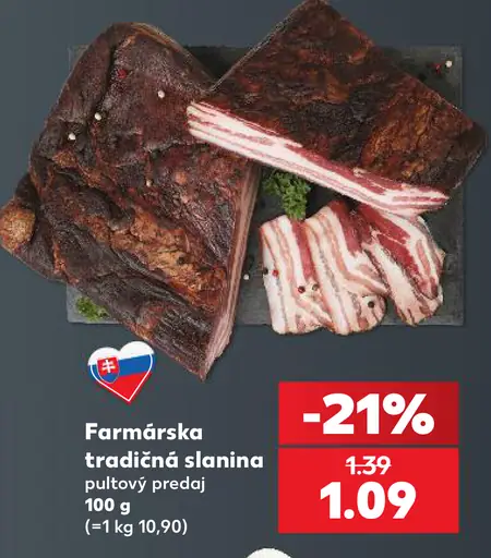 Farmárska tradičná slanina