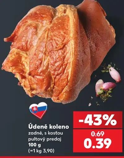 Údené koleno zadné