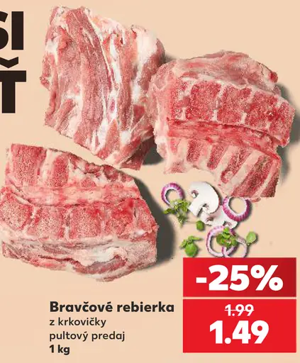 Bravčové rebierka z bočka