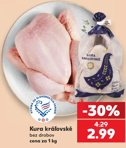 Kura kráľovské bez drobov