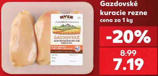 Hyza gazdovské kuracie rezne