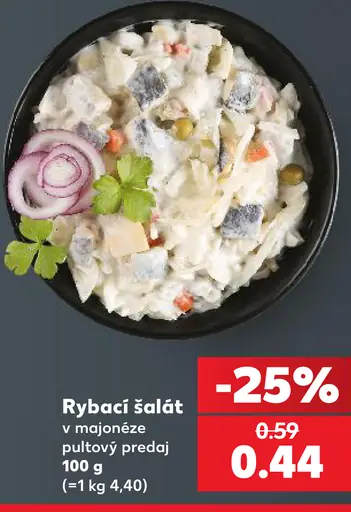 Rybací šalát v majonéze