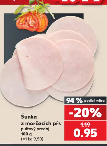 Šunka z morčacích pŕs