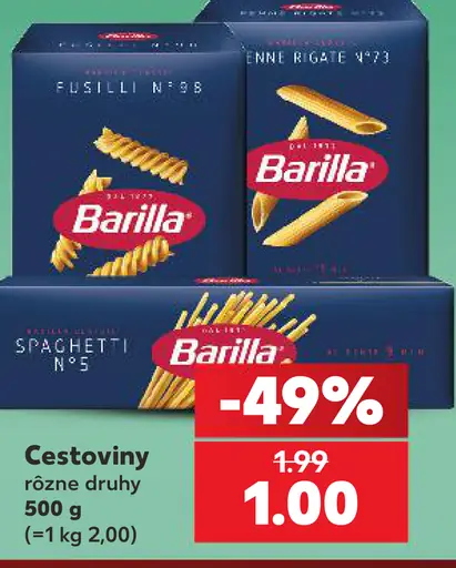 Barilla cestoviny