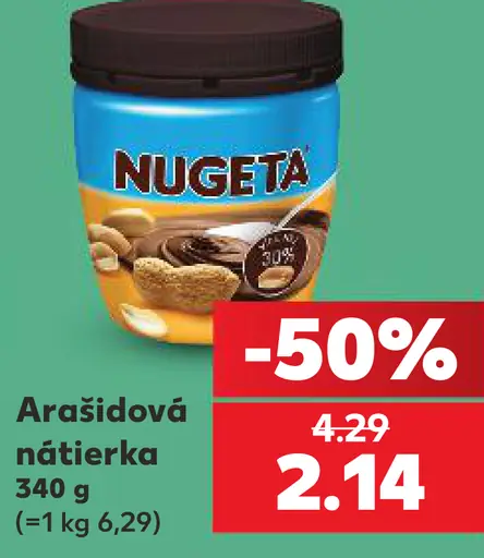 Nugeta Arašidová nátierka