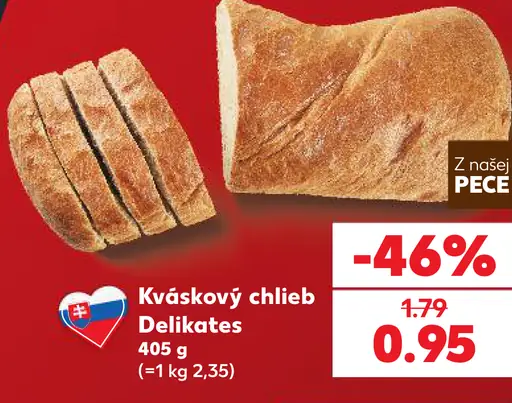 Kvasový chlieb Delikates
