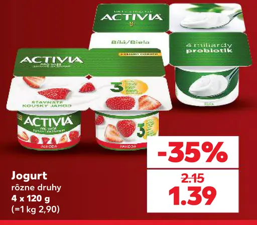 Activia jogurt marhuľa