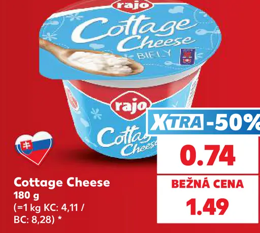 Rajo Cottage Cheese biely