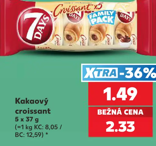 7 Days kakaový croissant