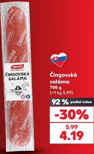 Mecom Čingovská saláma