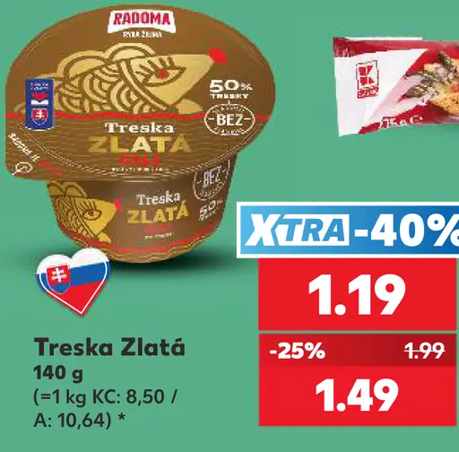 Radoma Treska zlatá