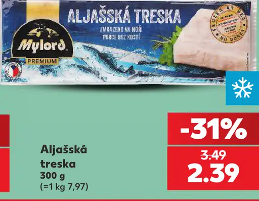 Mylora aljašská treska